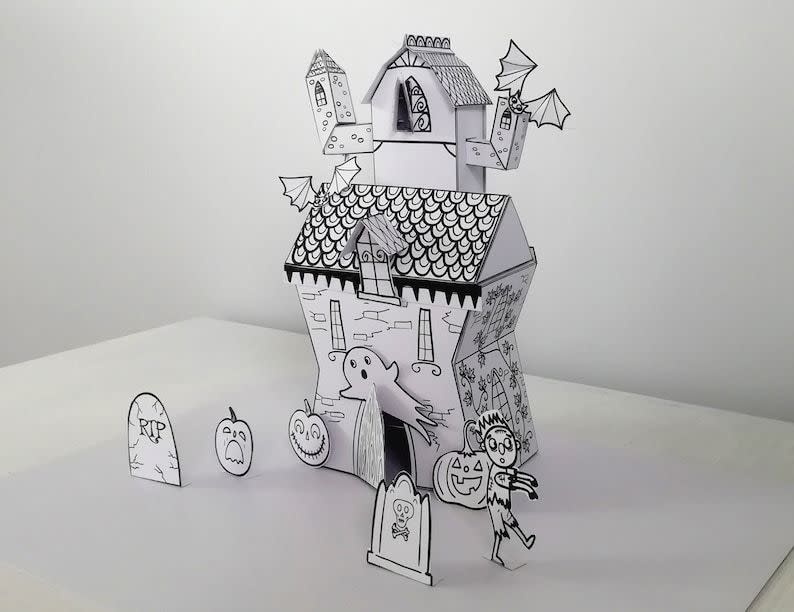 Haunted House Paper Craft