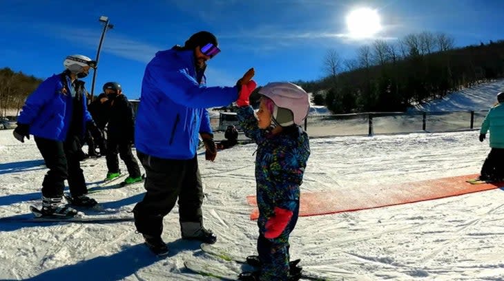<span class="article__caption">Whaleback is known for its programs aimed at teaching kids from surrounding low-income communities to ski.</span> (Photo: Courtesy of Whaleback)