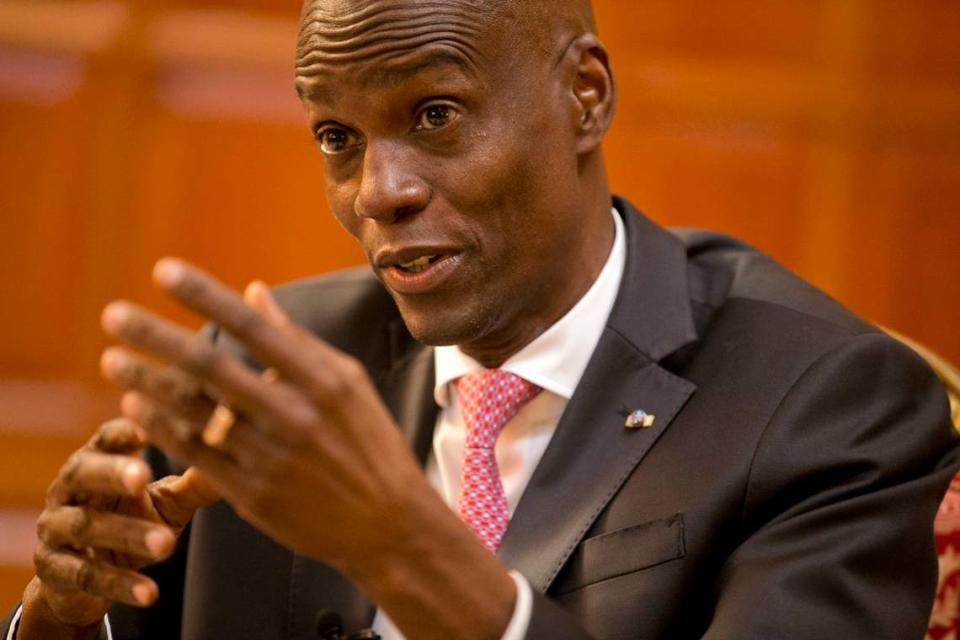 Haitian President Jovenel Moïse was interviewed in February 2020 at his Pétionville home, where, more than a year later, he was assassinated.