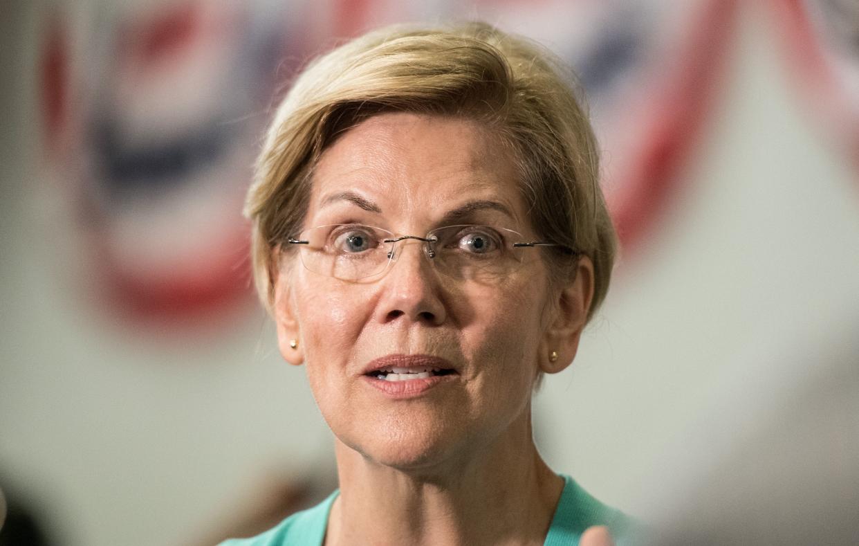 The actual Elizabeth Warren. (Photo: Sean Rayford via Getty Images)