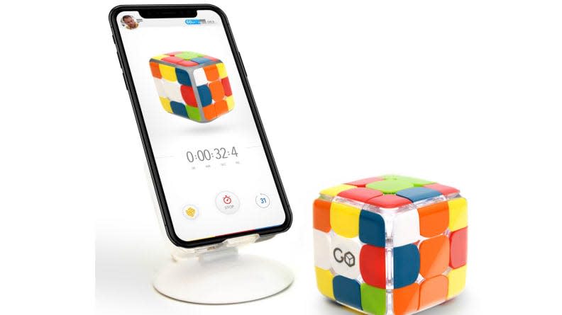 Credit:                      GoCube                                             Meet the modern-day equivalent of the Rubik's cube.
