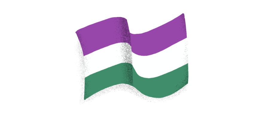 Genderqueer Pride flag