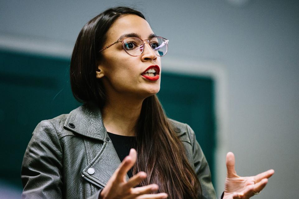 New York City congressional nominee Alexandria Ocasio-Cortez holds campaign event in The Bronx, USA - 03 Oct 2018