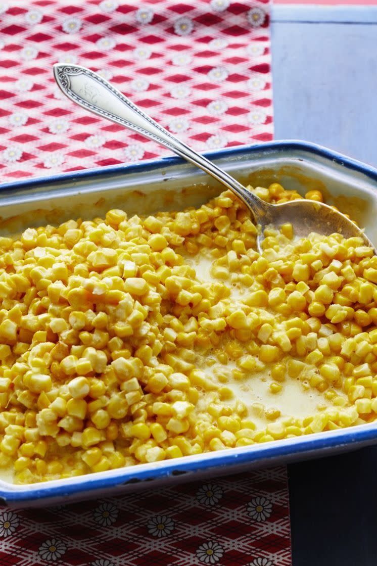 healthy fresh corn casserole