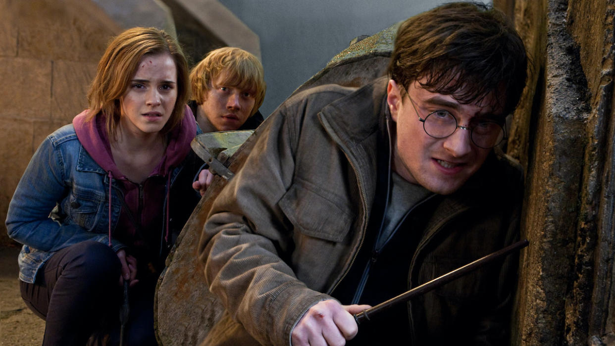  Daniel Radcliffe, Emma Watson and Rupert Grint in Harry Potter and the Deathly Hallows - Part 2 