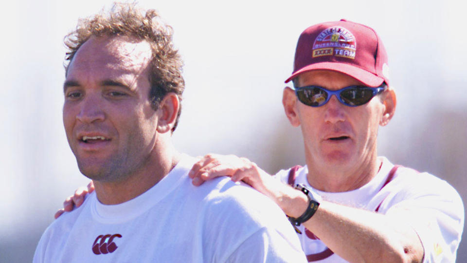 Gorden Tallis and Wayne Bennett have a long history together. Pic: Getty
