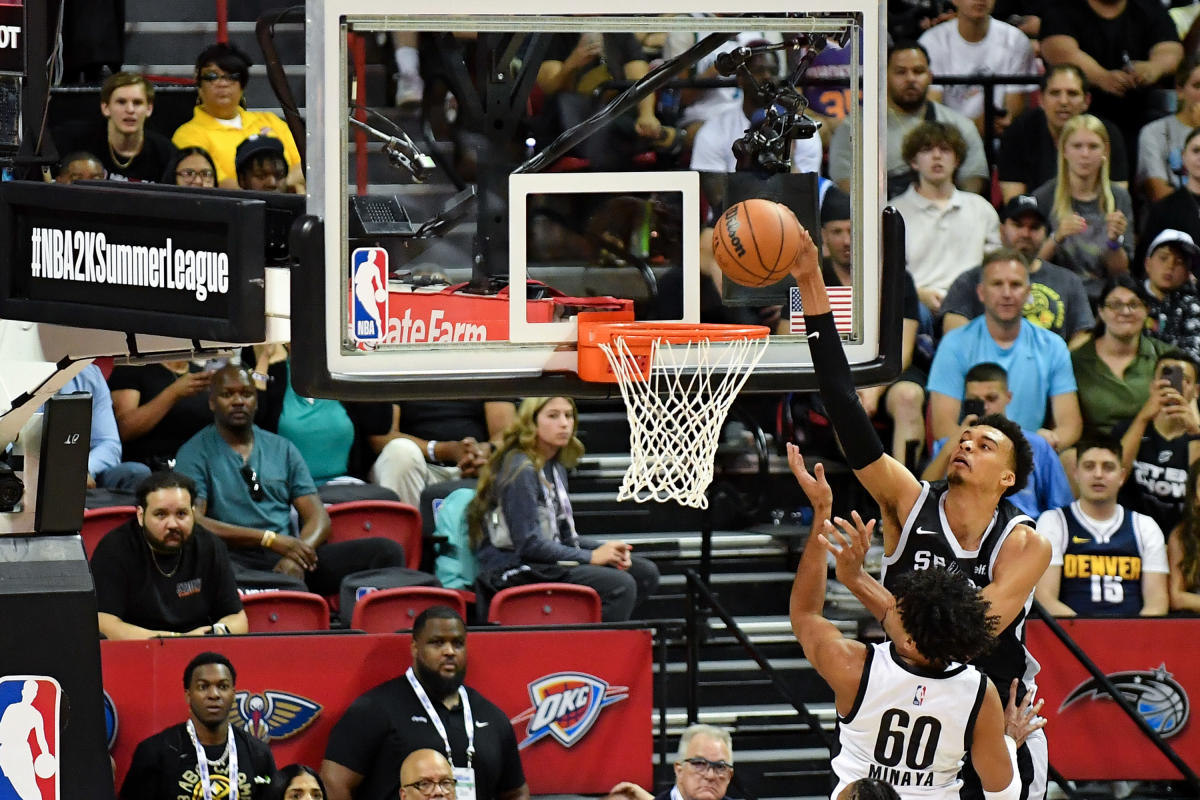 Victor Wembanyama scores 27 points with 12 rebounds in 2nd NBA Summer League game