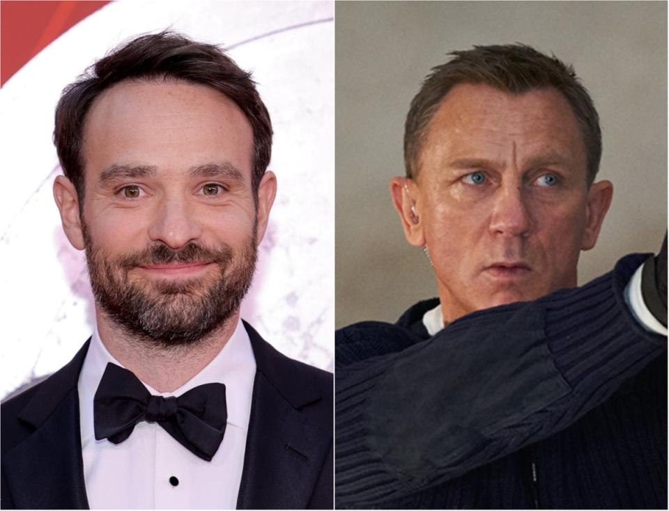 Charlie Cox (left) and Daniel Craig as James Bond (Getty Images/MGM)