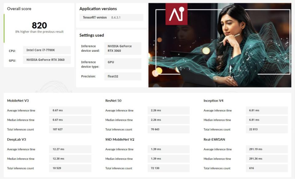 人工智慧推論效能量測工具Procyon AI Inference Benchmark開始支援Arm架構設計的Mac機種