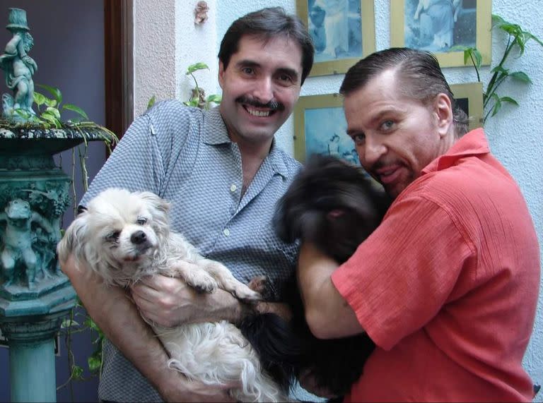 Osvaldo Guidi junto a su gran amigo, Hugo Héctor del Barrio