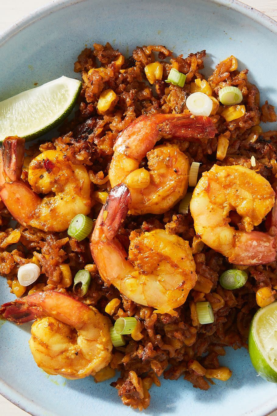 Sweet Corn Shrimp & Rice Skillet