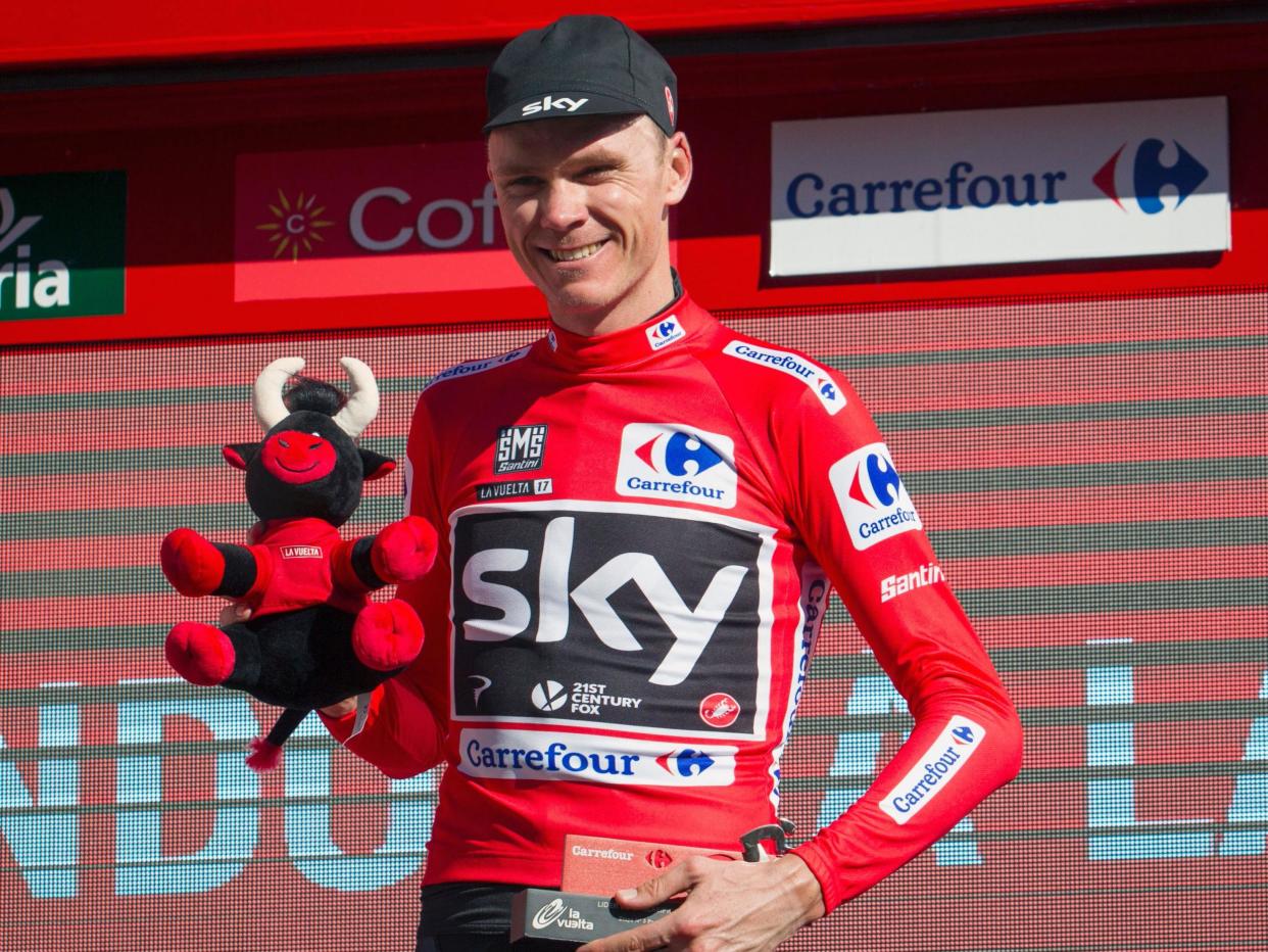 Froome finished third in the third stage: Getty