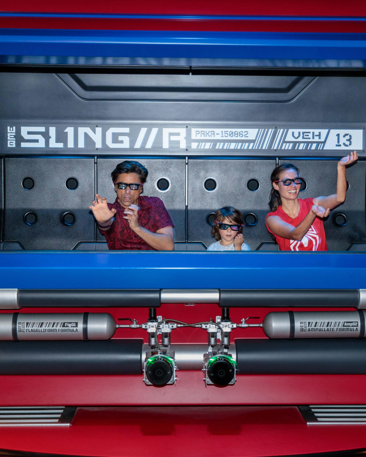 John Stamos and his Family Celebrate Spider-Man Day at Disneyland Resort (Sean Teegarden / Disneyland Resort via Getty Images)