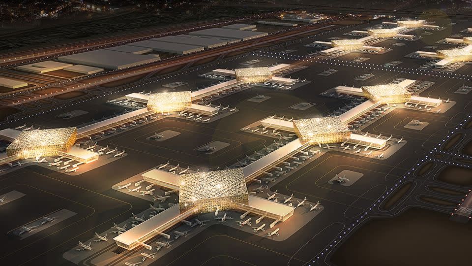 New artist renderings haven't been released in a decade, but Dubai Airports CEO Paul Griffiths says the team will soon be working on ambitious new designs. - Dubai Airports