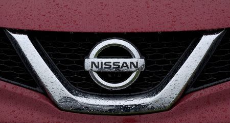 A Nissan logo is seen on a car at a car dealership in Sunderland, Britain June 29, 2016. REUTERS/Andrew Yates/Files