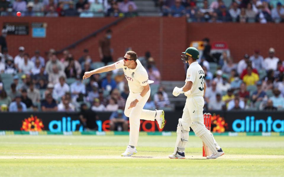 Ollie Robinson bowls off-spin - PA