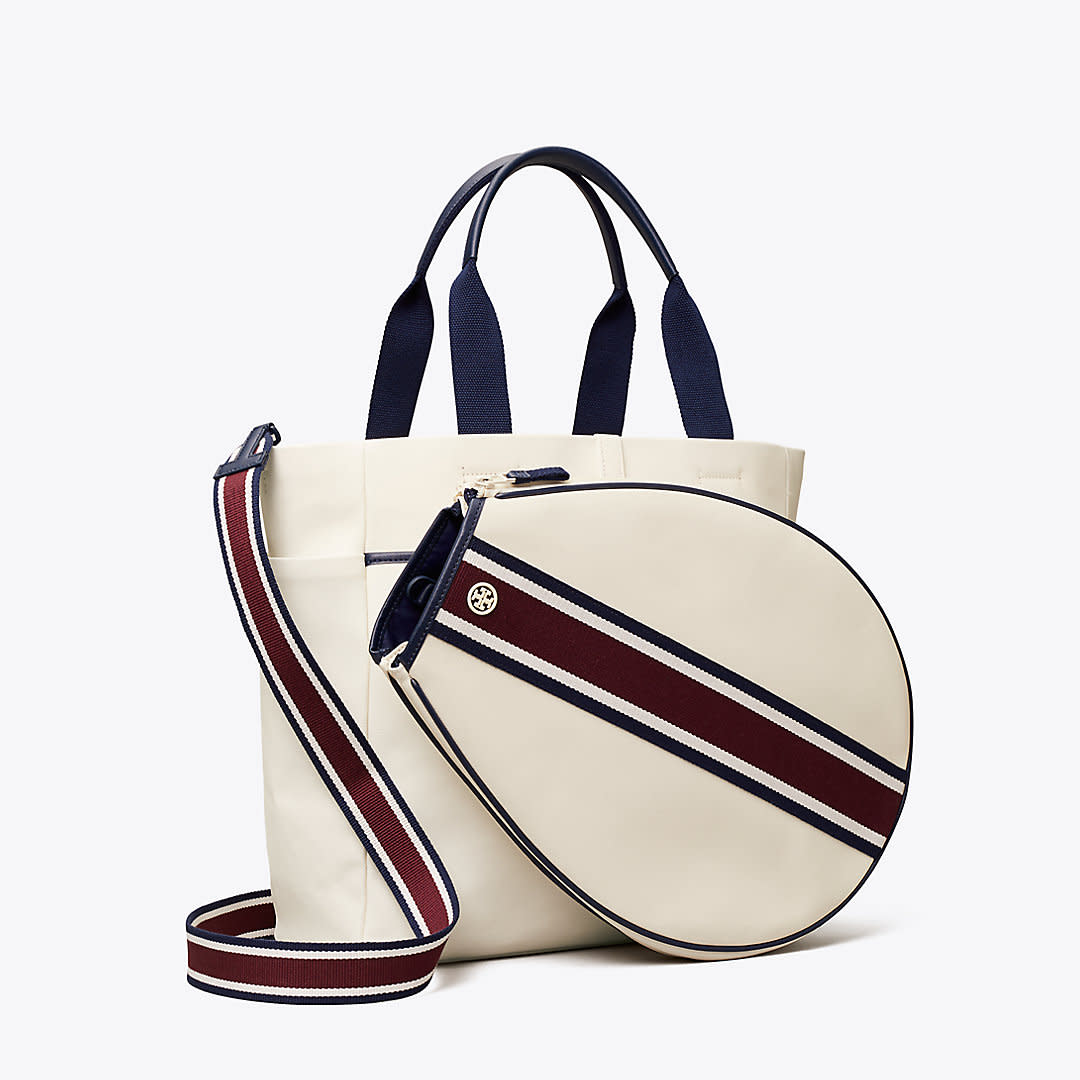 <p><a href="https://go.redirectingat.com?id=74968X1596630&url=https%3A%2F%2Fwww.toryburch.com%2Fen-us%2Fhandbags%2Ftote-bags%2Fconvertible-stripe-tennis-tote%2F90873.html&sref=https%3A%2F%2Fwww.elledecor.com%2Fshopping%2Fhome-accessories%2Fg44821496%2Ftennis-gifts%2F" rel="nofollow noopener" target="_blank" data-ylk="slk:Shop Now;elm:context_link;itc:0;sec:content-canvas" class="link rapid-noclick-resp">Shop Now</a></p><p>Convertible Stripe Tennis Tote</p><p>Tory Burch</p><p>$398.00</p>