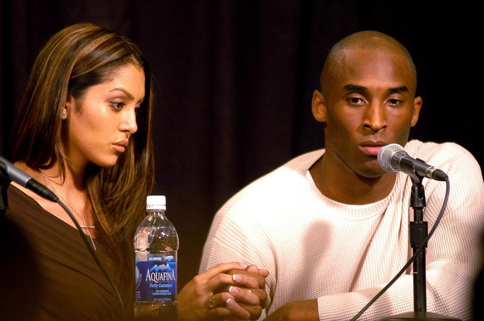 In 2003, Bryant pled not guilty to felony sexual assault <a href="https://people.com/celebrity/kobe-bryant-judge-upholds-rape-shield-law/" rel="nofollow noopener" target="_blank" data-ylk="slk:after a 19-year-old employee of a Vail-area resort accused him of rape;elm:context_link;itc:0;sec:content-canvas" class="link ">after a 19-year-old employee of a Vail-area resort accused him of rape</a>, PEOPLE reported at the time. The woman claimed the then-Los Angeles Lakers player also blocked her from leaving his room and allegedly choked her. Criminal charges against the athlete were eventually dropped, and a civil case brought against Bryant was settled out of court. Bryant claimed the encounter was consensual and <span>apologized to the woman in a statement read in court</span>, saying in part, “Although I truly believe this encounter between us was consensual, I recognize now that she did not and does not view this incident the same way I did,” the<em> New York Times </em>reported.