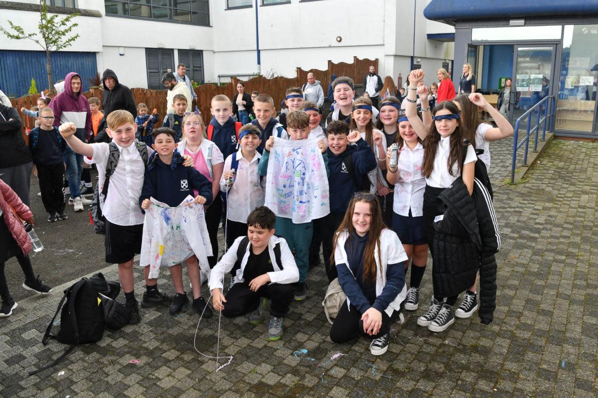 St Andrew's P7 leavers 2024 <i>(Image: Duncan Bryceland)</i>