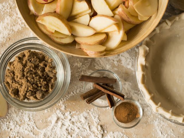 <p>Keeping brown sugar in the freezer will stop it from hardening. But if you already have hardened sugar on your shelf, soften it by sealing in a bag with a slice of fresh bread or an apple — or by microwaving on high for 30 seconds.</p>