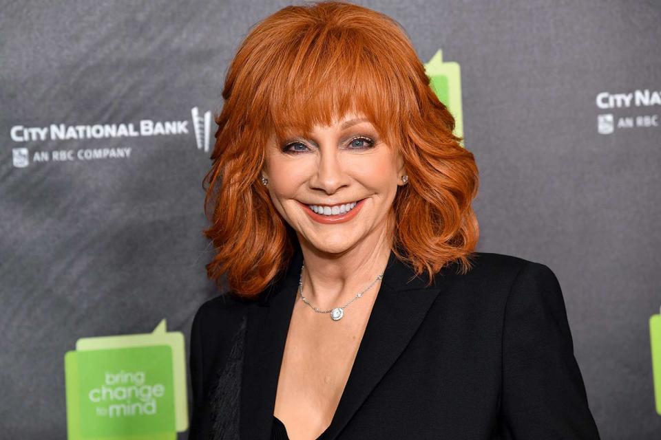 <p>Noam Galai/Getty Images</p> Reba McEntire attends Revels & Revelations 11 in New York City on October 09, 2023.