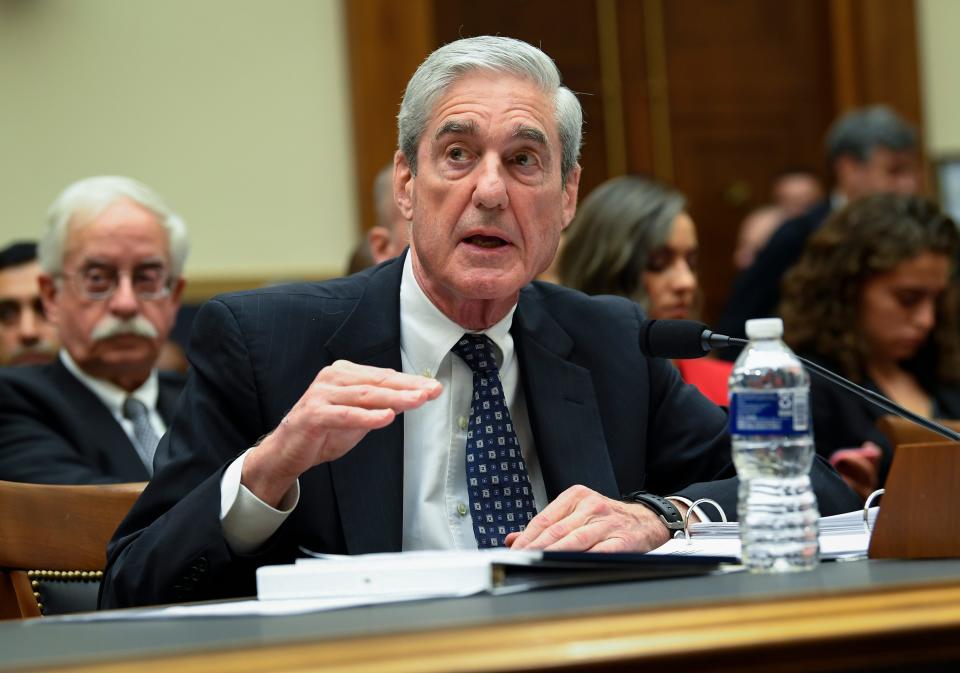 Former special counsel Robert Mueller at the House Judiciary Committee in Washington on July 24, 2019.