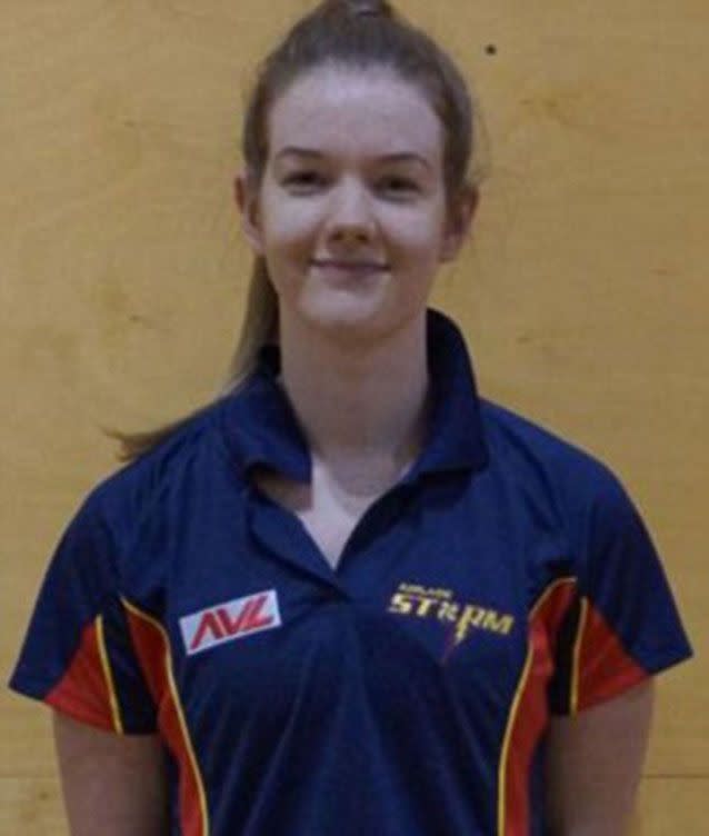 Aside from representing Australia in the World League, Georgie also played for the state team the Adelaide Storm. Picture: YouTube/Alex Moncrieff