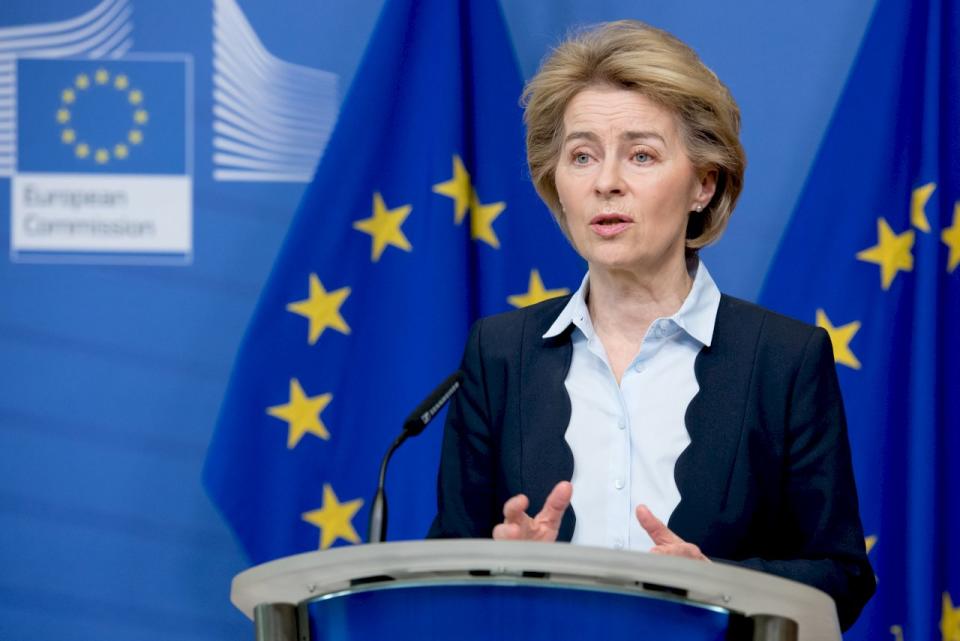 歐盟執委會主席范德賴恩(Ursula von der Leyen)。(圖:EU)