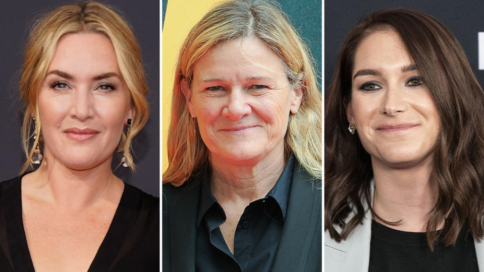 (L-R) Kate Winslet, Ellen Kuras and Liz Hannah - Credit: AP; Mega