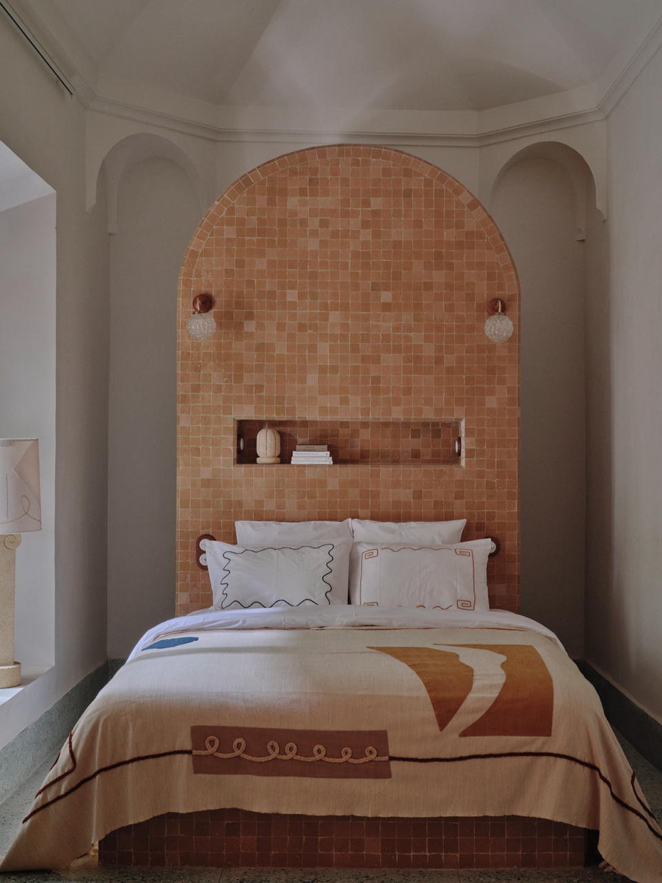 Artist Laurence Leenaert has created a beautiful space in Riad Zitoun Jdid (Rosemary Riad, Marrakech)