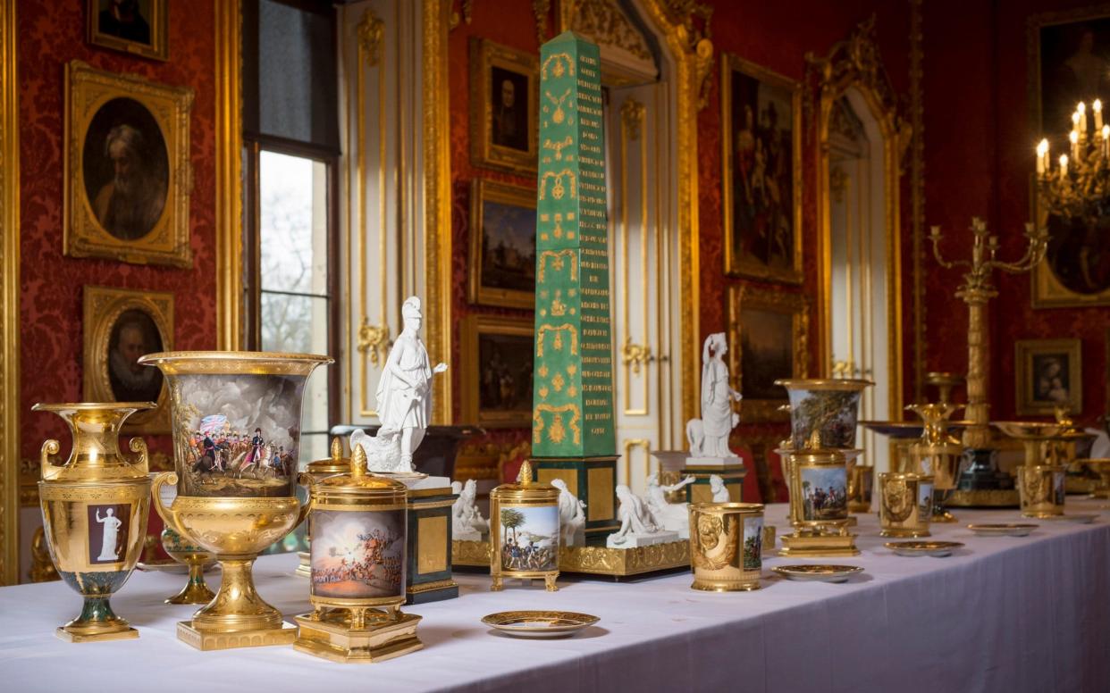 Wellington's dining service is to go on show in Apsley House as it was intended to be used - Geoff Pugh Photography Ltd Telegraph Media Group Ltd