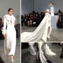 Kim Kardashian wrote 'What an amazing Stephane Rolland show!!!!' as she viewed the collection at <a href="http://uk.lifestyle.yahoo.com/photos/paris-haute-couture-fashion-week-in-pictures-slideshow/" data-ylk="slk:Paris Haute Couture Fashion Week;elm:context_link;itc:0;sec:content-canvas;outcm:mb_qualified_link;_E:mb_qualified_link;ct:story;" class="link  yahoo-link">Paris Haute Couture Fashion Week</a>.<br><br>© Kim Kardashian / Instagram