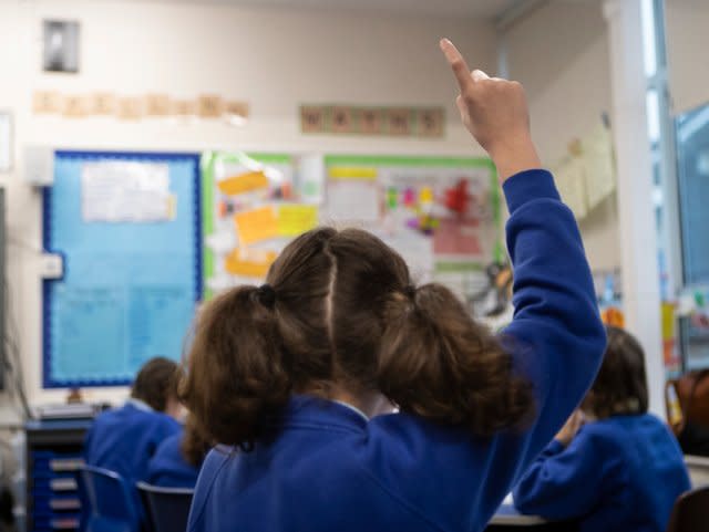 Girl in classroom