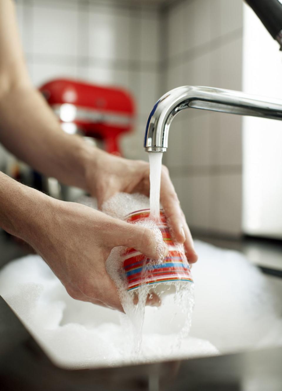 36) Clean Dishes by Hand