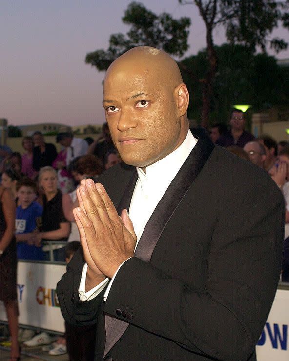 Laurence Fishburne (head that's bare)