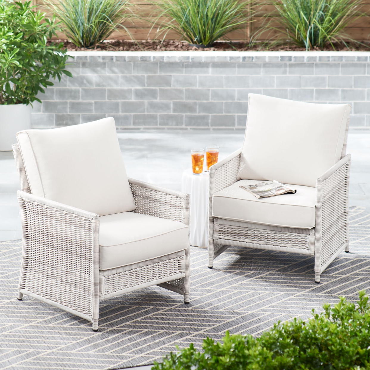 <p><a href="https://go.redirectingat.com?id=74968X1596630&url=https%3A%2F%2Fwww.walmart.com%2Fip%2FBetter-Homes-Gardens-Paige-Outdoor-Wicker-Stationary-Lounge-Chairs-Set-of-2-White%2F2108890647&sref=https%3A%2F%2Fwww.countryliving.com%2Fshopping%2Fg61853961%2Fbest-walmart-deals-august-2024%2F" rel="nofollow noopener" target="_blank" data-ylk="slk:Shop Now;elm:context_link;itc:0;sec:content-canvas" class="link rapid-noclick-resp">Shop Now</a></p><p>Paige Outdoor Wicker Chairs (Set of 2)</p><p>walmart.com</p><p>$277.00</p>