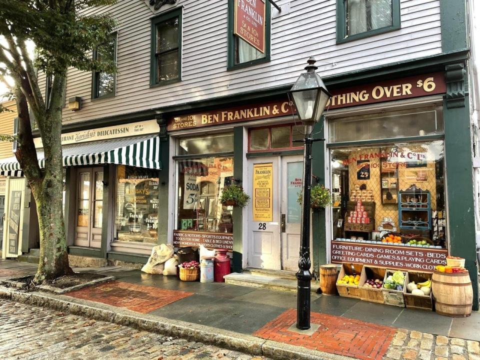 William Street was transformed into a 1930s set for the AMC TV Series 'Invitation to a Bonfire' which filmed in New Bedford Oct. 17-18.