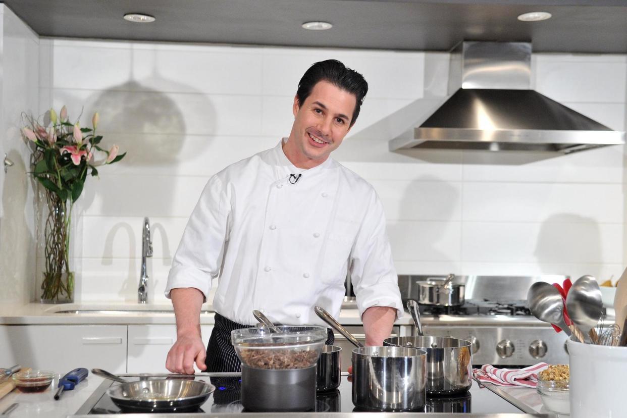 Axed: Great American Baking Show judge Johnny Iuzzini has been accused of sexual misconduct: Mike Coppola/Getty Images