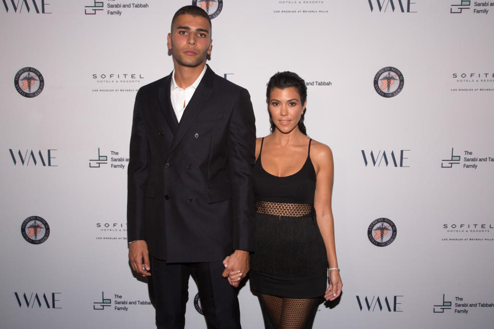 Younes Bendjima and Kourtney Kardashian