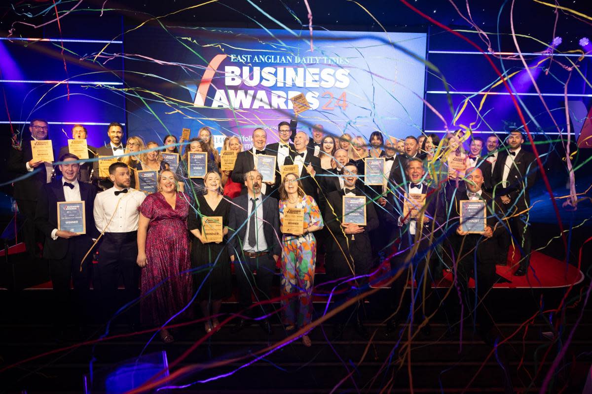 The winners of the East Anglian Daily Times Business Awards 2024 <i>(Image: Matthew Potter Photographer and Videographer)</i>