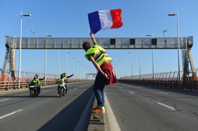 The "Yellow Vest" movement is named after the high-visibility vests motorists are required to carry in their cars