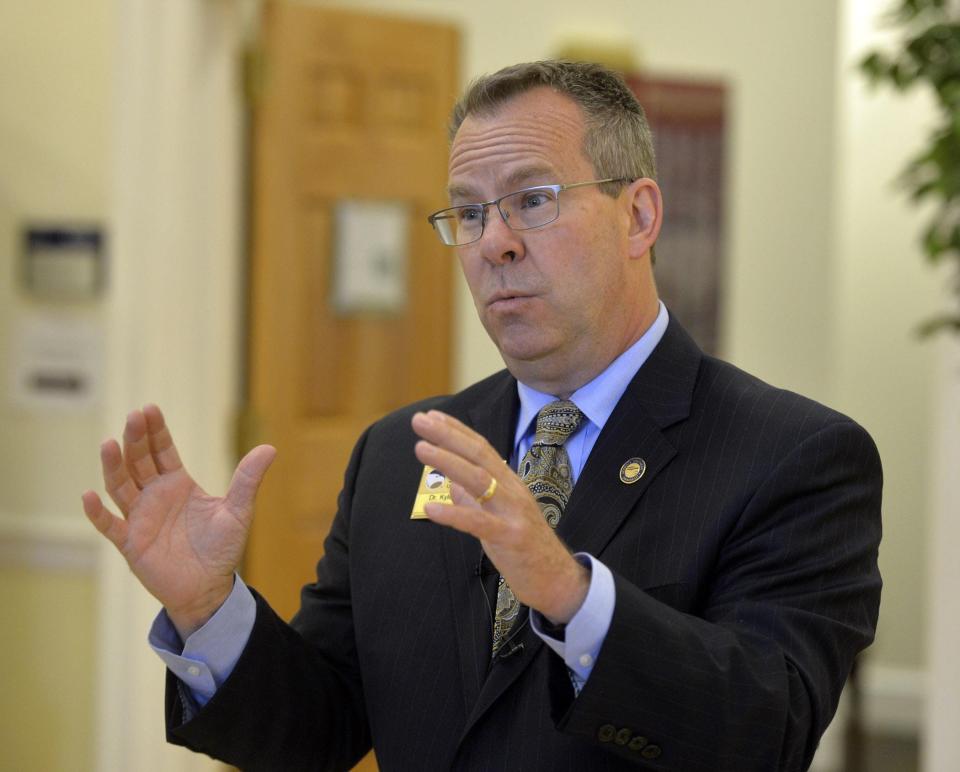 Georgia Southern University president Kyle Marrero.