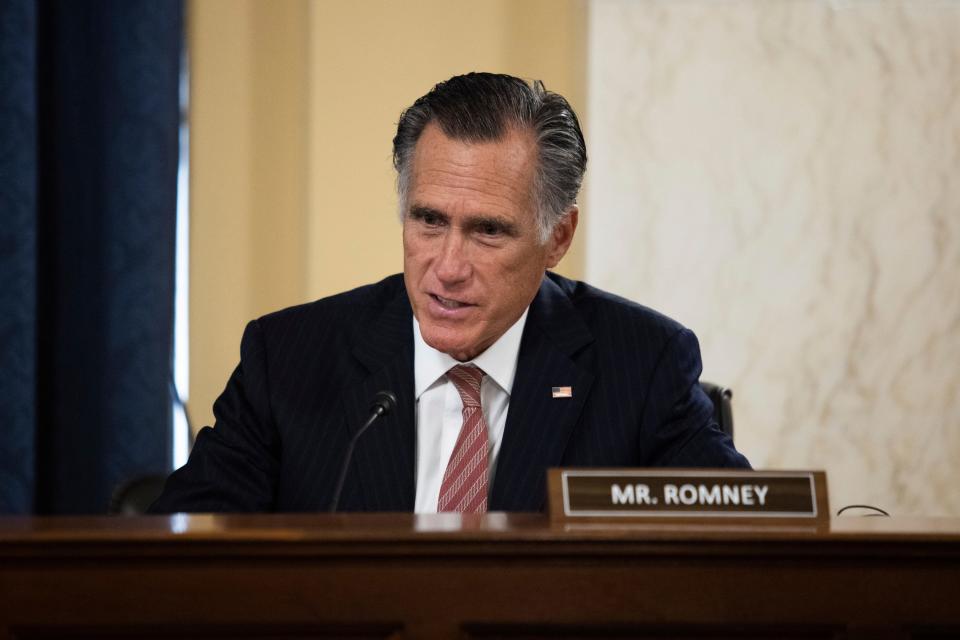 Sen. Mitt Romney, R-Utah, shown on Jan. 19, 2021, is intimately familiar with the workings of the International Olympic Committee.