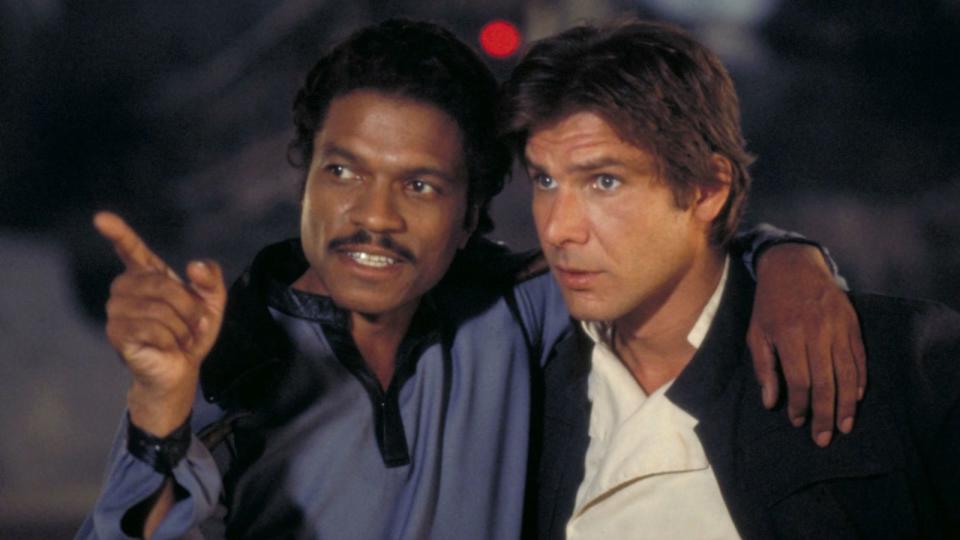 Lando Calrissian and Han Solo in The Empire Strikes Back. (20th Century Fox)