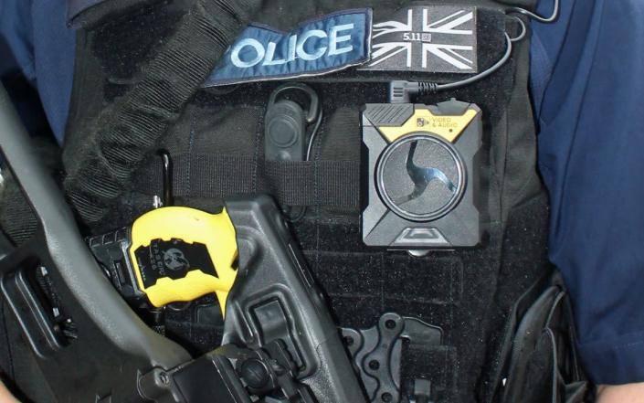 Every hour spent behind a desk pixelating body worn camera images is an hour they are not out on the street tackling crime, one officer complained - Metropolitan Police Handout