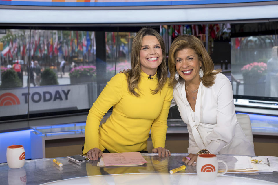 Savannah Guthrie and Hoda Kotb.