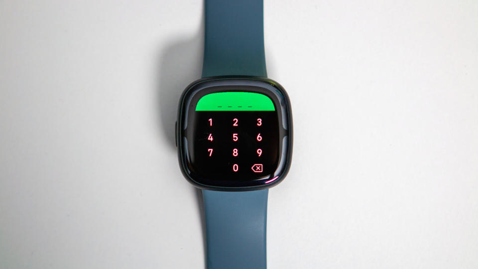 Enter PIN to use Google Wallet on Fitbit Sense 2