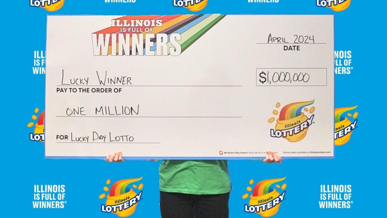 <div>A ‘Lucky Winner’ recently received a shocking gift: $1 million jackpot-winning Lucky Day Lotto ticket that was purchased in Loves Park, Ill. | Illinois Lottery</div>