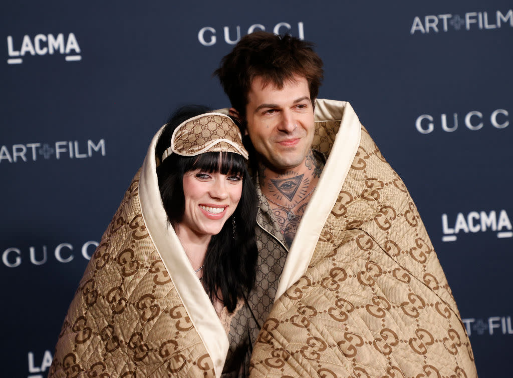 Billie Eilish and Jesse Rutherford attend the LACMA Art+Film Gala at Los Angeles County Museum of Art in Los Angeles on Nov. 5. (Photo: Michael Tran/AFP via Getty Images)