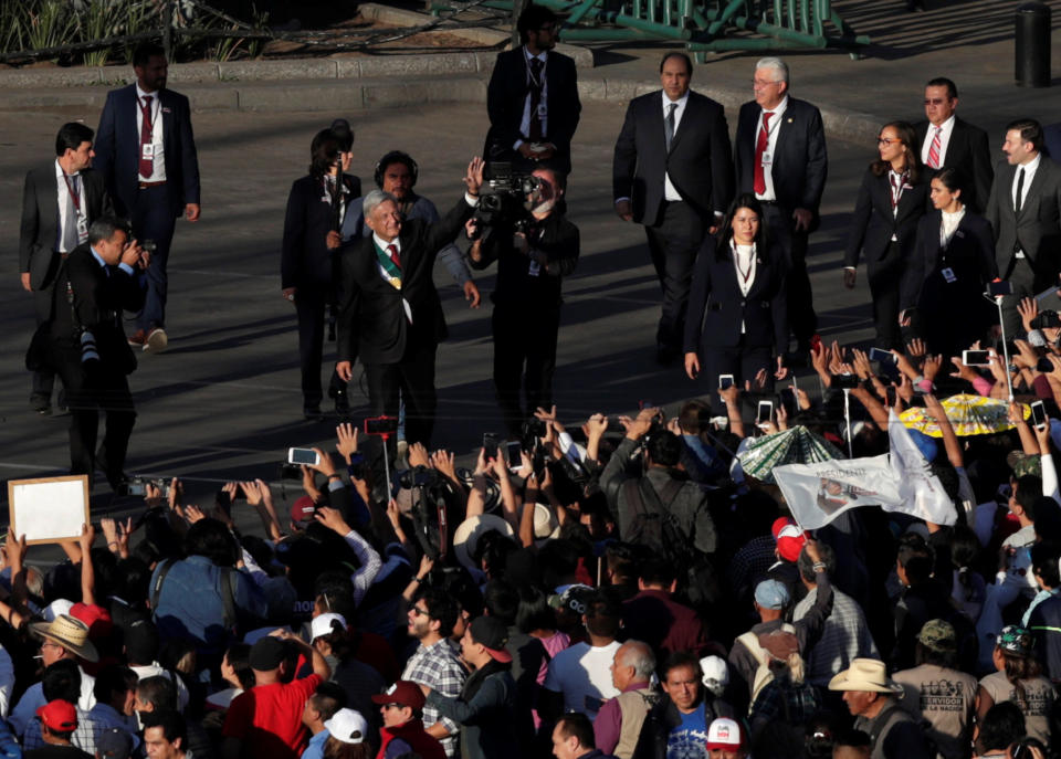 <p>1 de diciembre de 2018, día de la toma de posesión de Andrés Manuel López Obrador | Foto: Reuters </p>